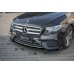 Накладка сплиттер на передний бампер на Mercedes E W213 AMG-Line / E43 AMG